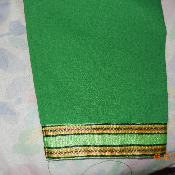 Kelly Green girls abaya size 10 - Picture 3 of 3